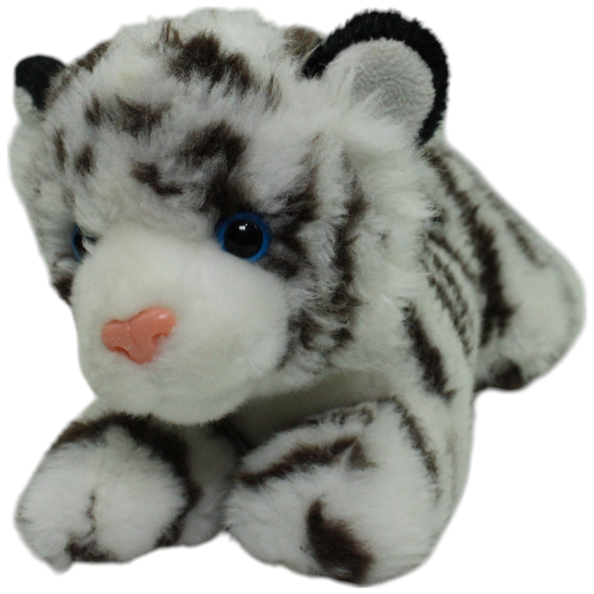 123000016304 Toy Place Süßes weißes Tiger - Baby, liegend Kuscheltier Kumpel Leo Gebraucht Müller