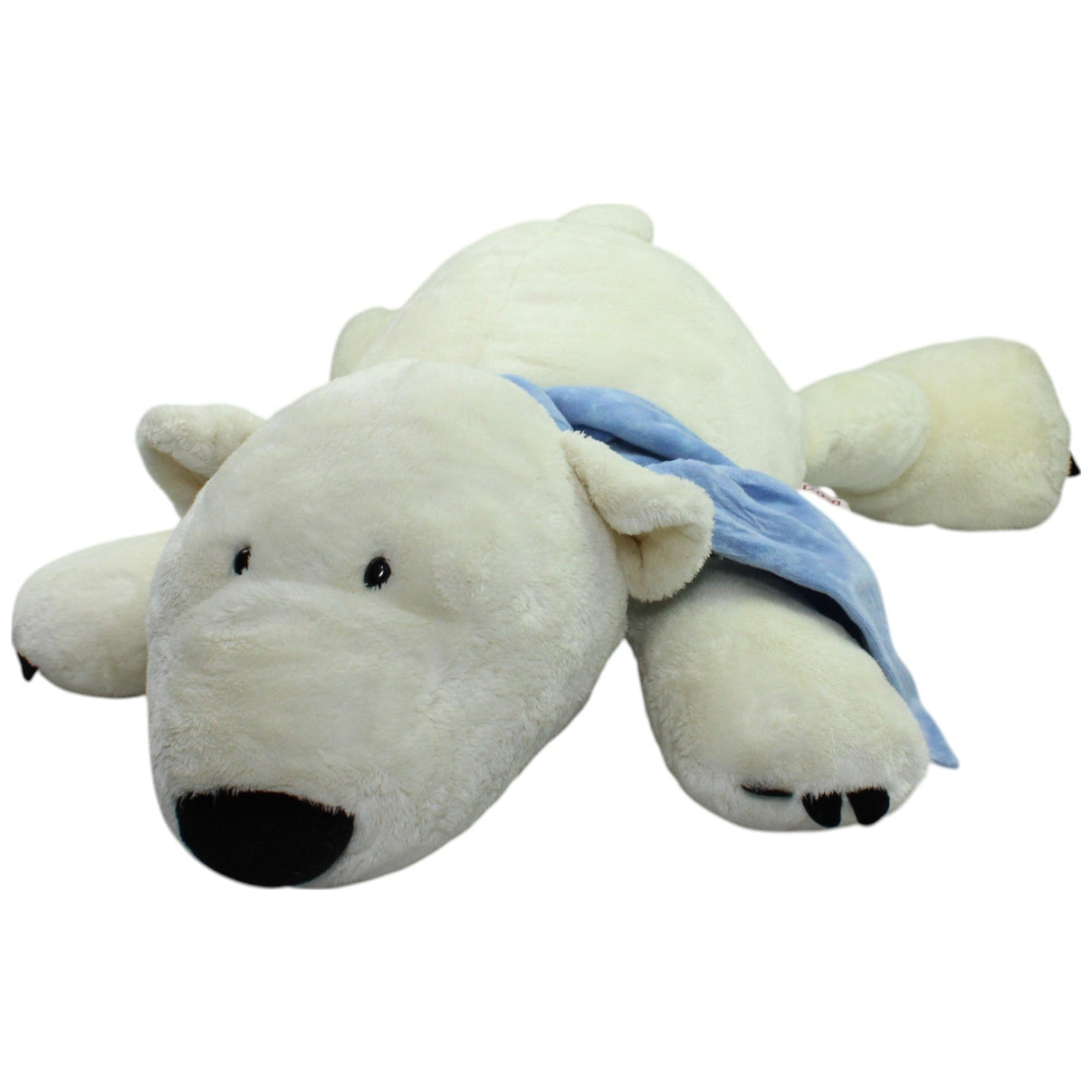 123000016333 NICI XXXL Eisbär mit blauem Schal Kuscheltier Kumpel Leo Gebraucht