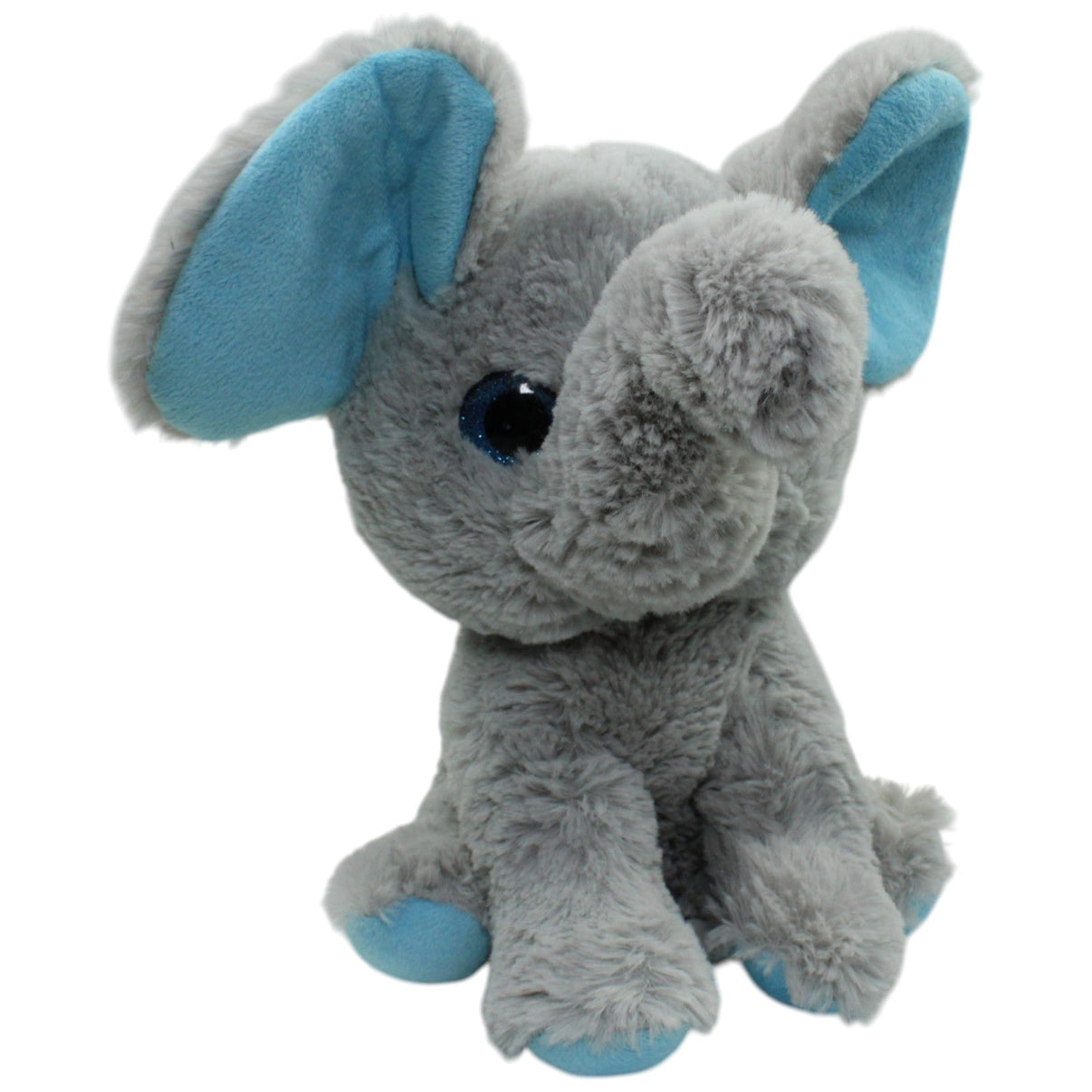123000016342 Paul Import Süßer Elefant mit Glitzer - Augen, sitzend Kuscheltier Kumpel Leo Gebraucht