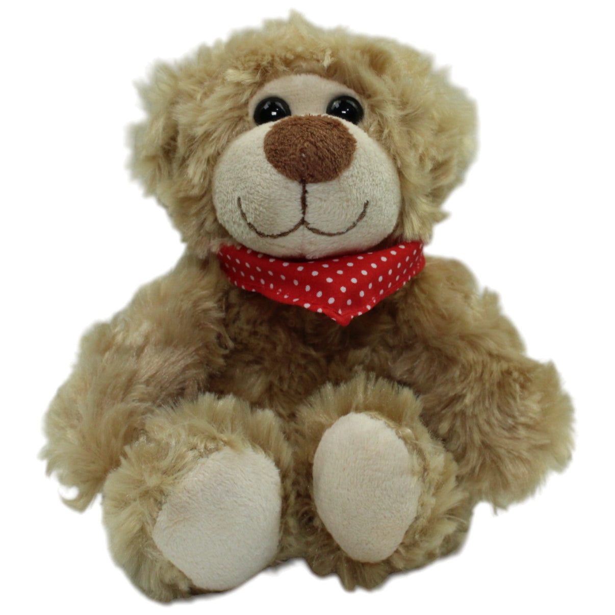 123000016347 Morgenroth Zotteliger Teddybär mit Halstuch Kuscheltier Kumpel Leo Gebraucht Teddy Teddybär