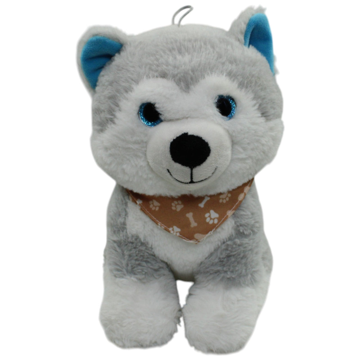 123000016348 Landahl & Baumann Husky mit Halstuch und Glitzer - Augen Kuscheltier Kumpel Leo Gebraucht Hund
