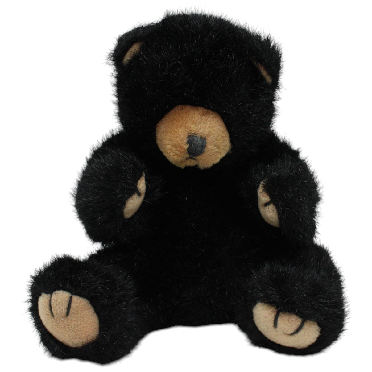 123000016363 Russ Berrie Amerikanischer Schwarzbär Blacky Kuscheltier Kumpel Leo _Vintage_ Gebraucht Teddy
