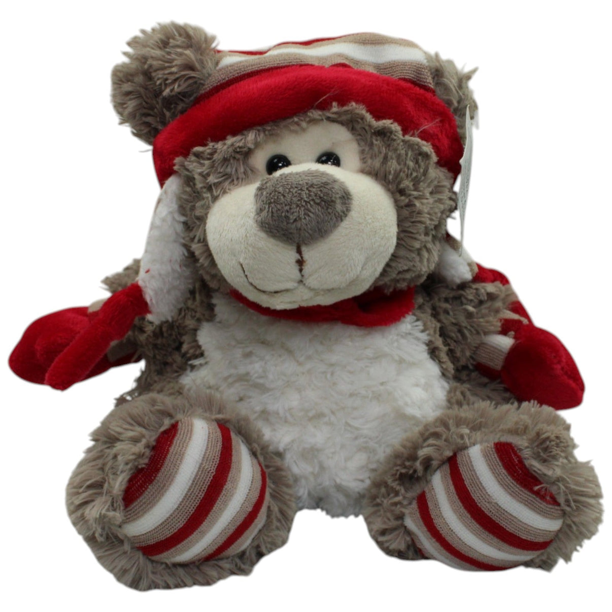 123000016402 Riffelmacher & Weinberger Weihnachtsteddybär mit langer Zipfelmütze Kuscheltier Kumpel Leo neu Teddy Teddybär