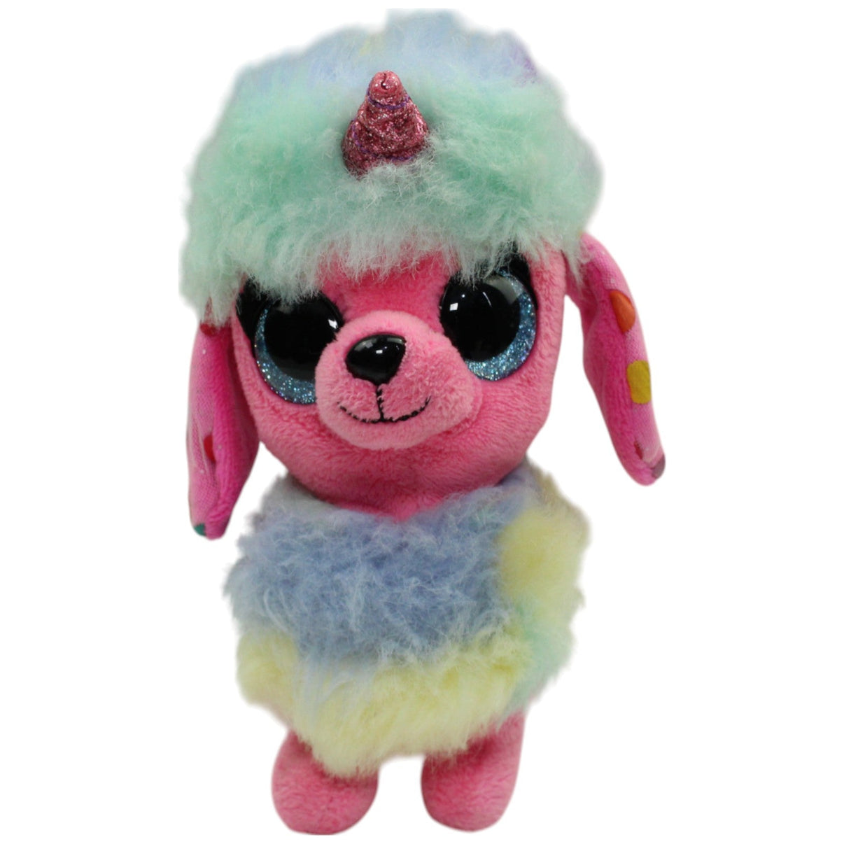 123000016418 Zuru Süßer bunter Pudel Noodle mit Glitzer - Horn Kuscheltier Kumpel Leo Einhorn Fantasy Gebraucht
