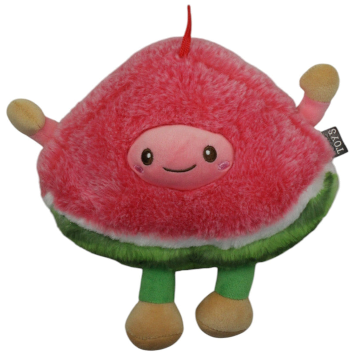 123000016428 FLOTI Flos Toys, süßes Wassermelonenstück mit Armen & Beinen Plüschfigur Kumpel Leo Gebraucht