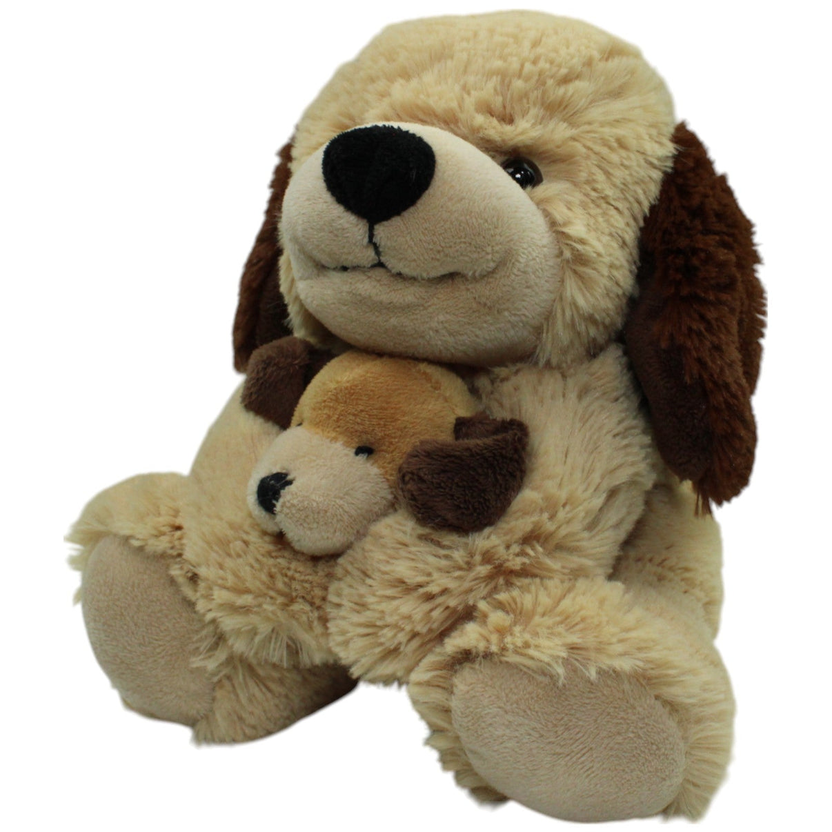 123000016449 Nicotoy Süßer Hund mit Baby im Arm Kuscheltier Kumpel Leo Gebraucht