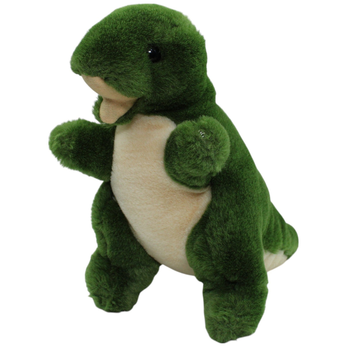 123000016451 Althans Club Süßer grüner Dino, stehend Kuscheltier Kumpel Leo _Vintage_ Dino Dinosaurier