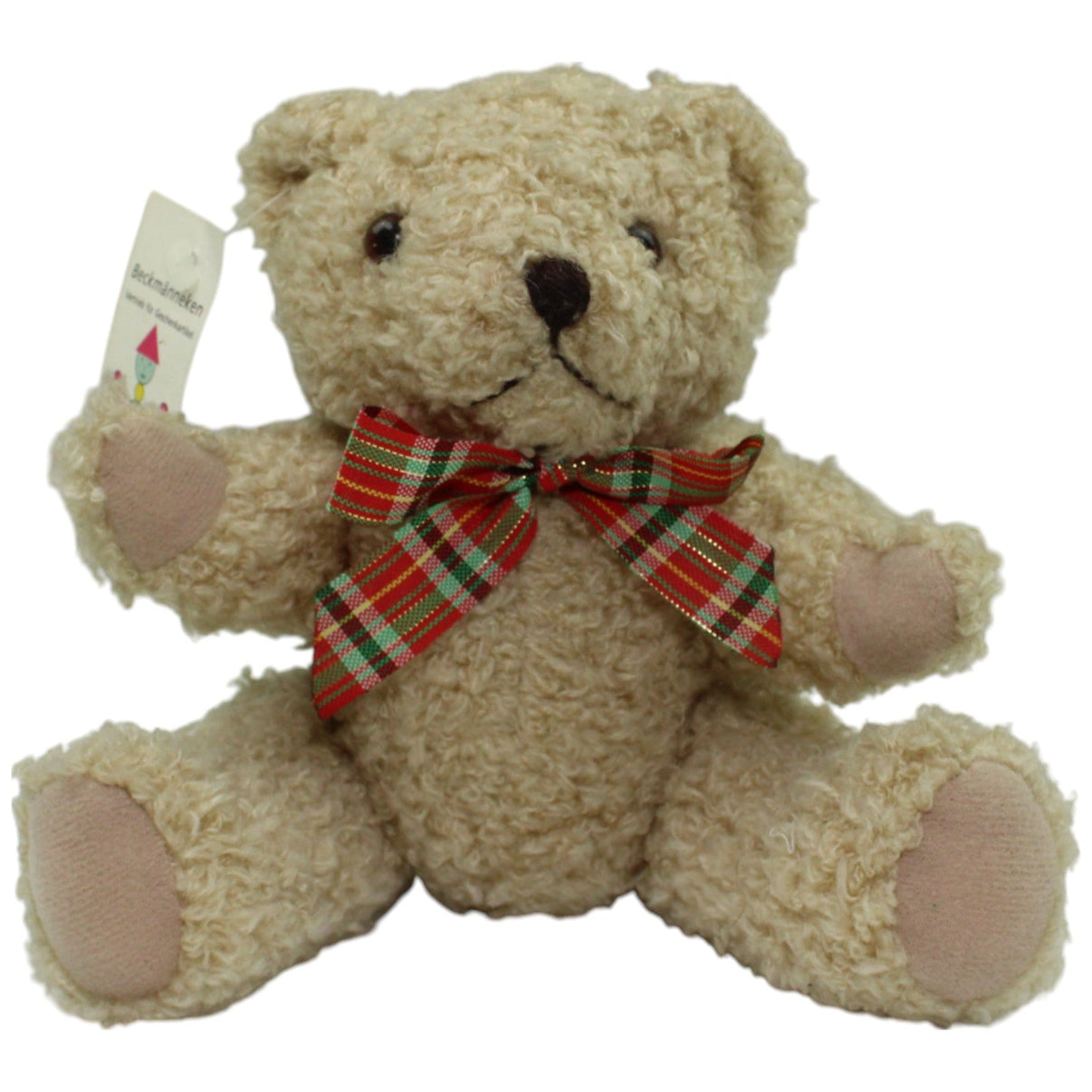 123000016455 Uni - Toys Schöner Teddybär mit beweglichen Gliedern, hellbraun Kuscheltier Kumpel Leo Gebraucht Teddy Teddybär