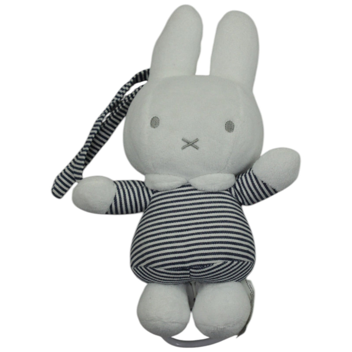 123000016559 Nijntje Miffy, blau - weiß gestreift Spieluhr Kumpel Leo Gebraucht