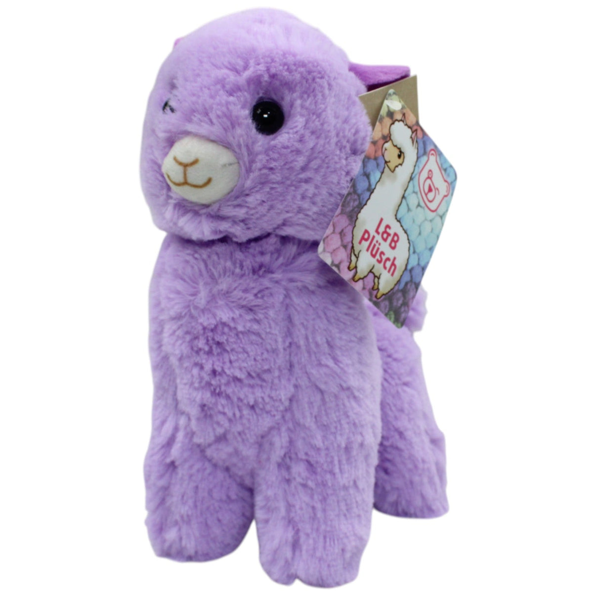123000016576 Landahl & Baumann Alpaka, lila Kuscheltier Kumpel Leo Alpaka Lama neu