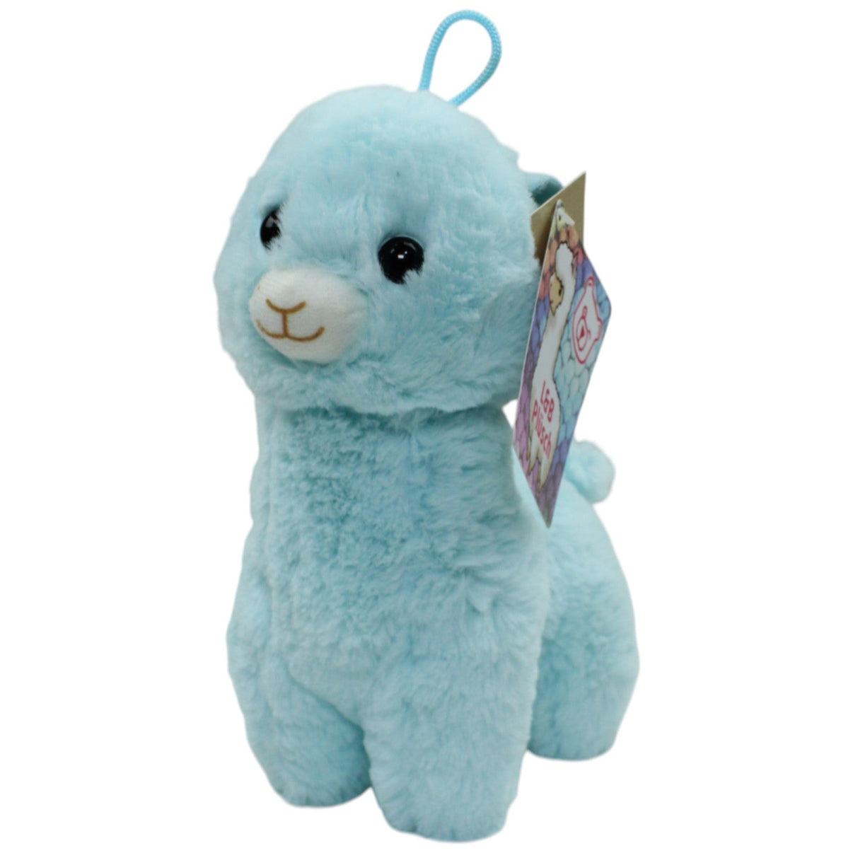 123000016577 Landahl & Baumann Alpaka, hellblau Kuscheltier Kumpel Leo Alpaka Lama neu