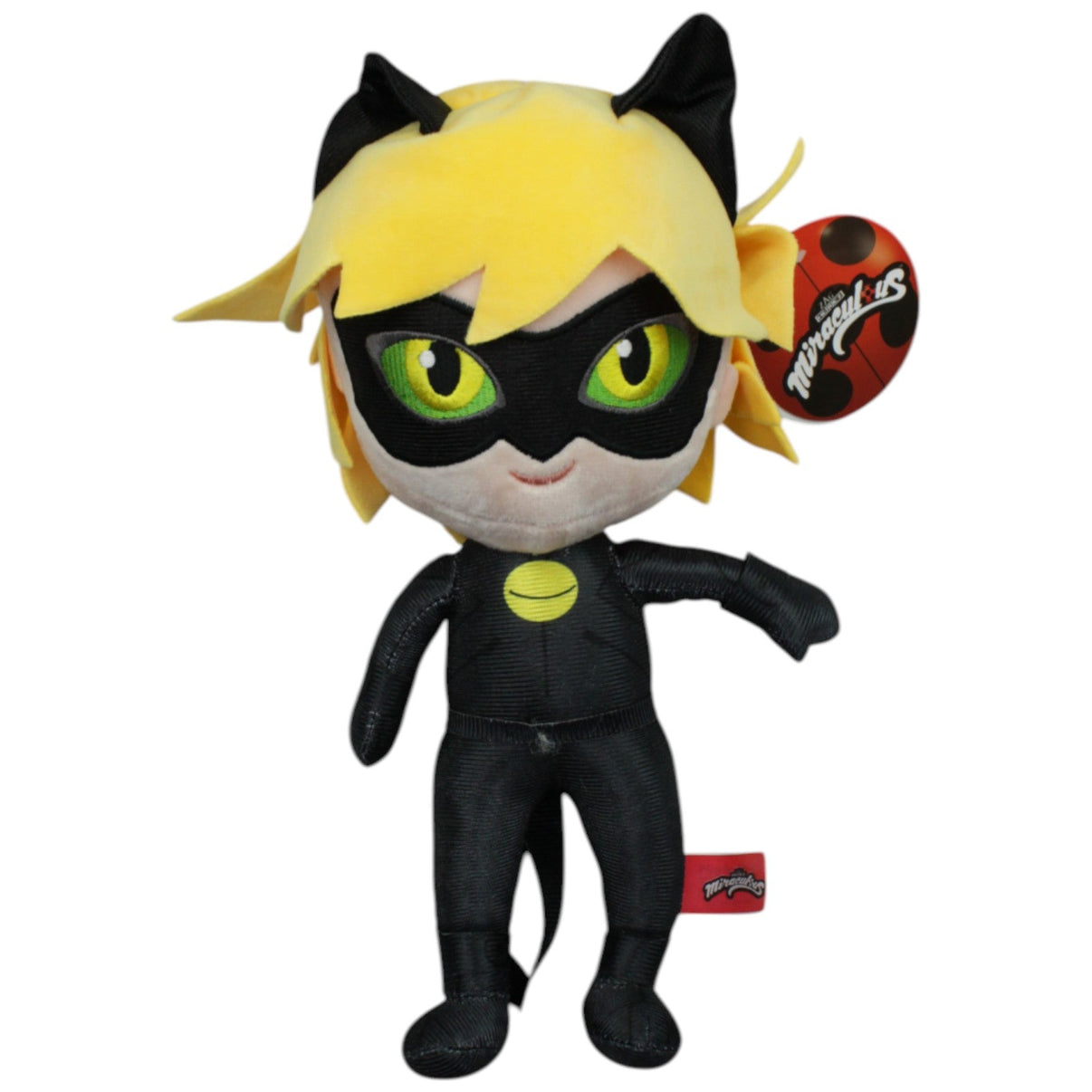 123000016578 Play by Play Cat Noir aus Miraculous, groß Plüschfigur Kumpel Leo neu