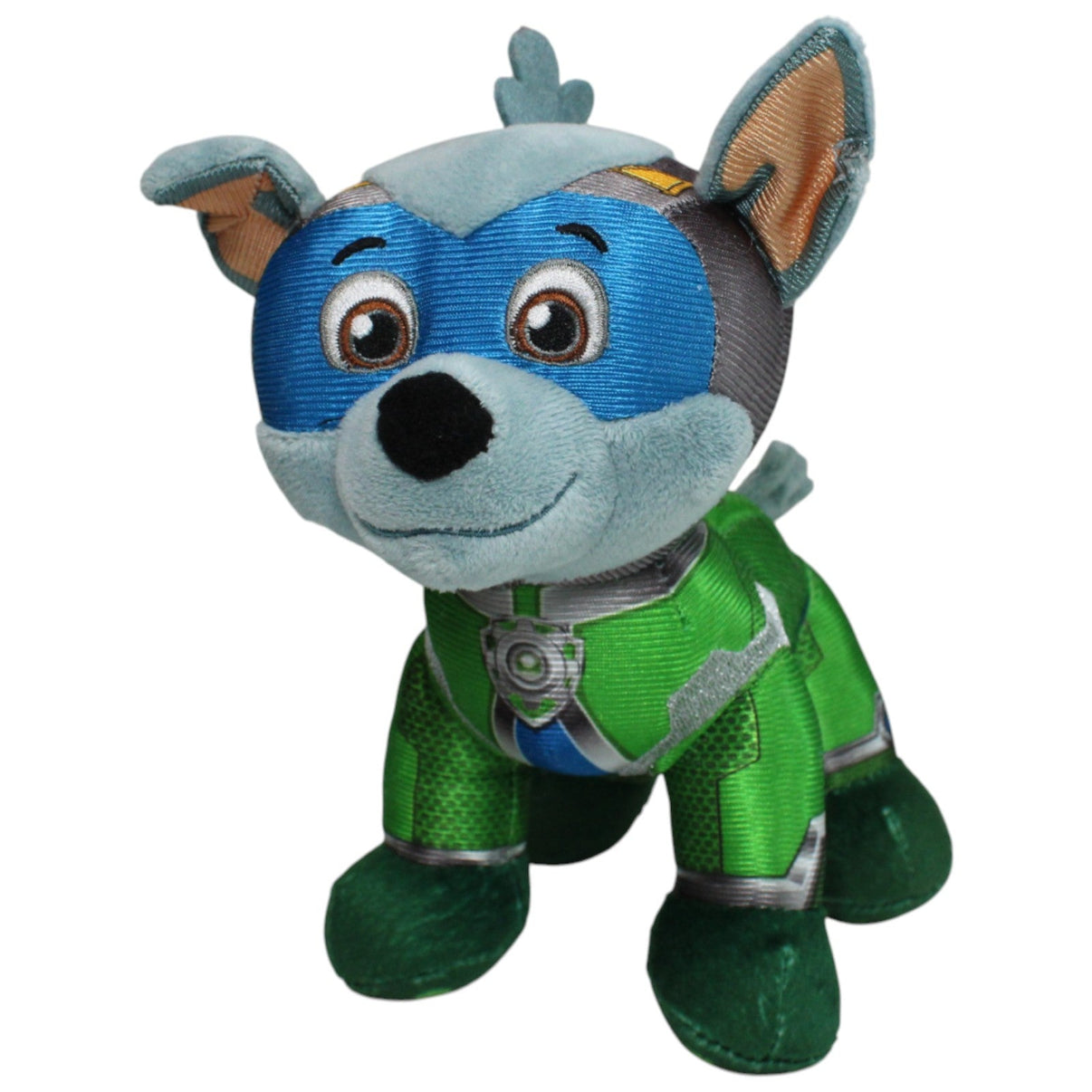 123000016724 Spin Master Rocky aus Paw Patrol Kuscheltier Kumpel Leo 20cm Gebraucht Grau
