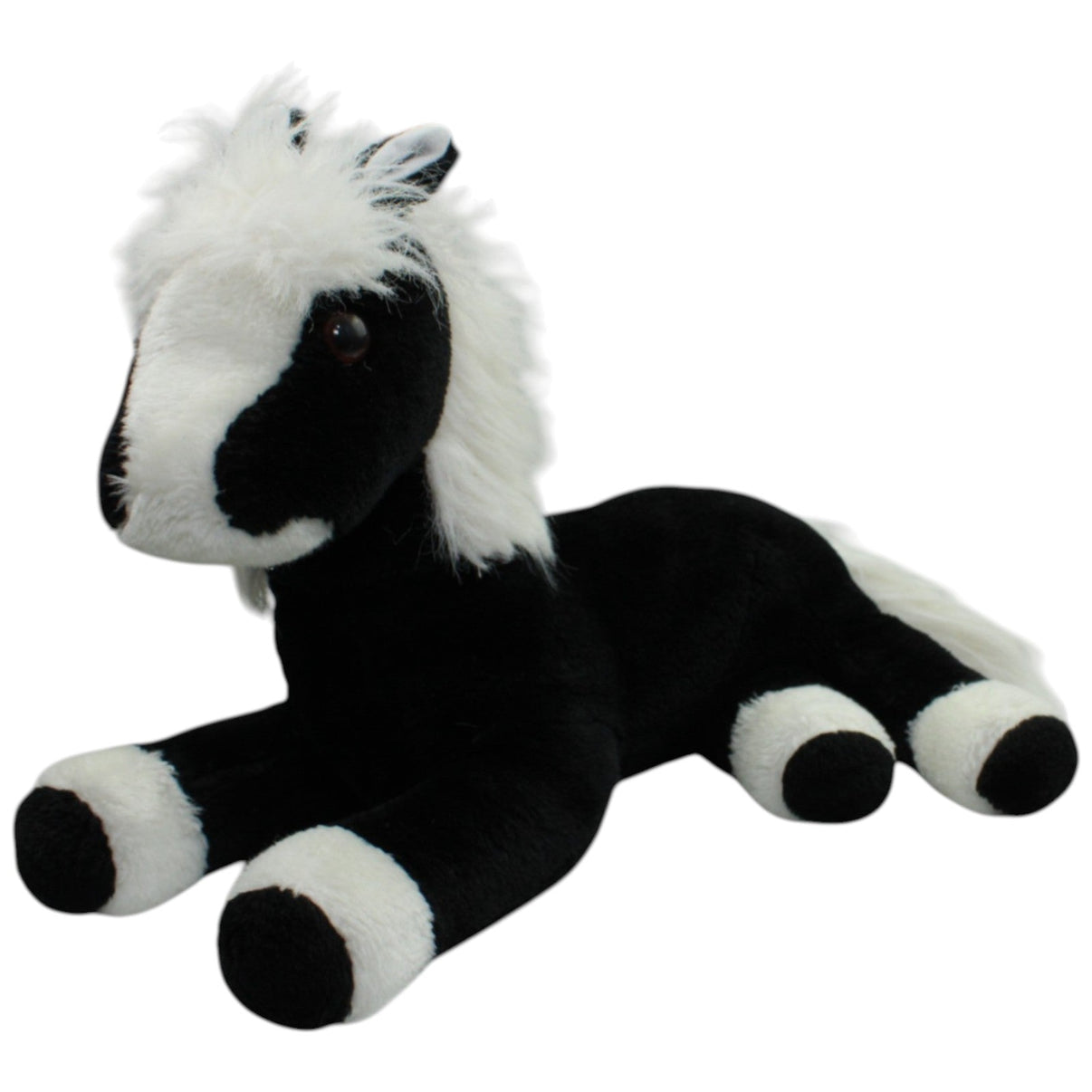 123000016744 Simba Super Toys, großes schwarz - weißes Pony Kuscheltier Kumpel Leo 40cm Gebraucht Kuscheltier