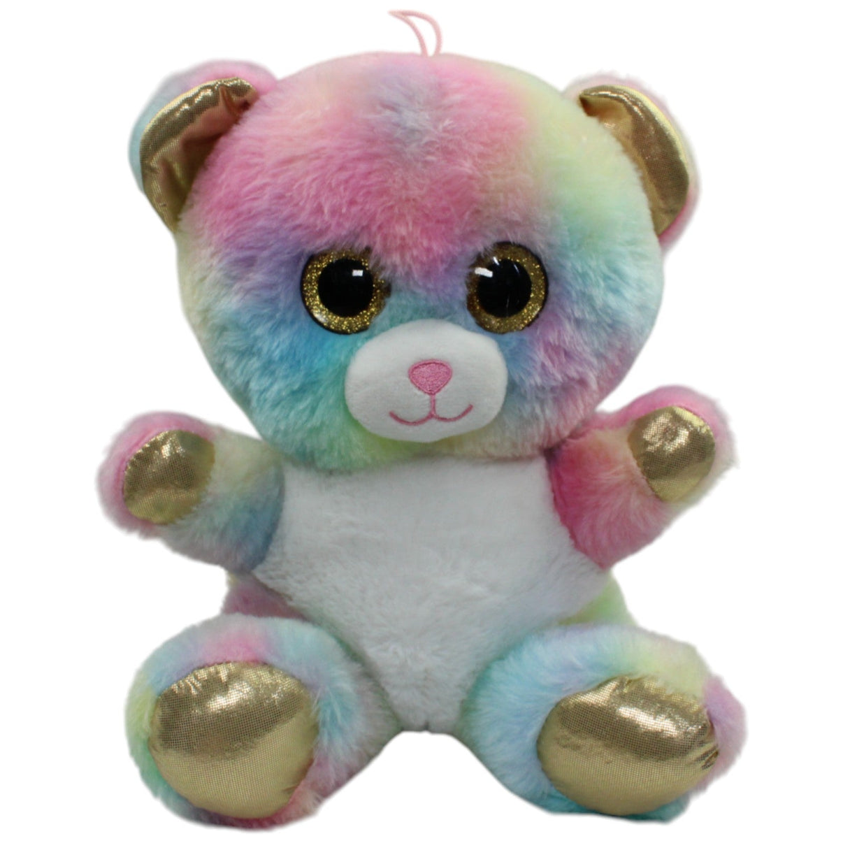 123000016750 FLOTI Flos Toys, bunter Bär Kuscheltier Kumpel Leo 33cm Gebraucht Kuscheltier