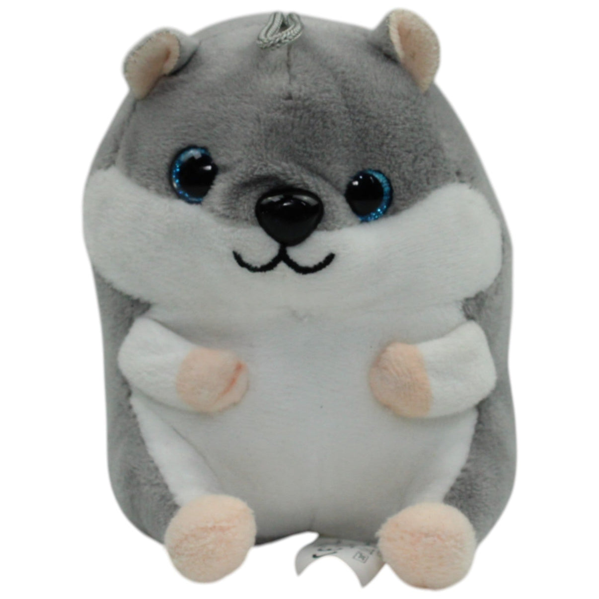 123000016758 FLOTI Flos Toys, süßer grauer Hamster Kuscheltier Kumpel Leo 13cm Gebraucht Grau