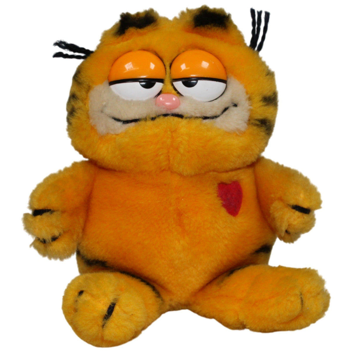 123000016787 Fun Farm Garfield mit Herz Kuscheltier Kumpel Leo 1978 20cm _Vintage_