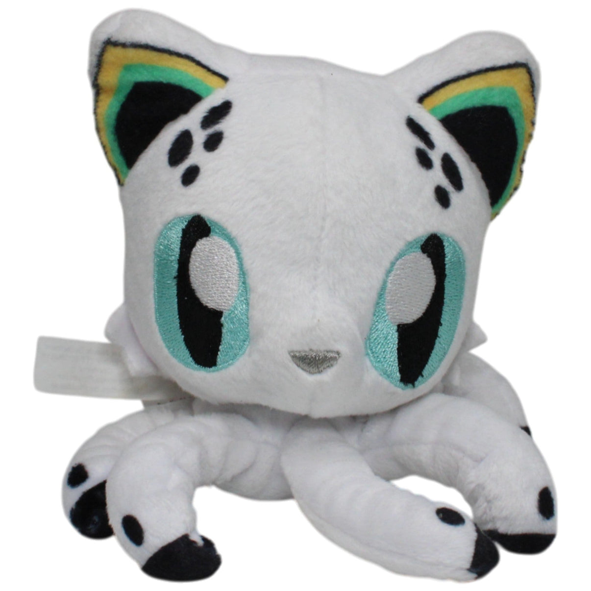 123000016791 Tentacle Kitty Tentacle Kitty, weiße Katze Kuscheltier Kumpel Leo 15cm Blau Gebraucht