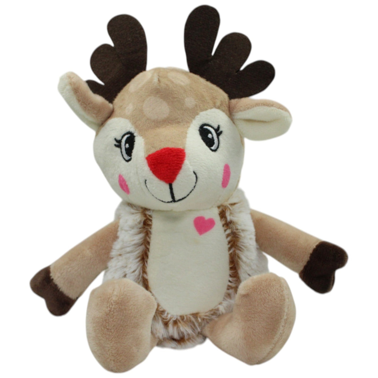 123000016831 Windel Süßes Rentier Kuscheltier Kumpel Leo 23cm Beige Braun