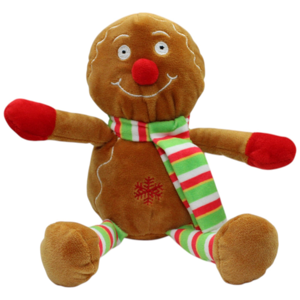 123000016847 mbw Vertriebsges. mbH Minifeet, Lebkuchenmann Plüschfigur Kumpel Leo 27cm Braun Gebraucht