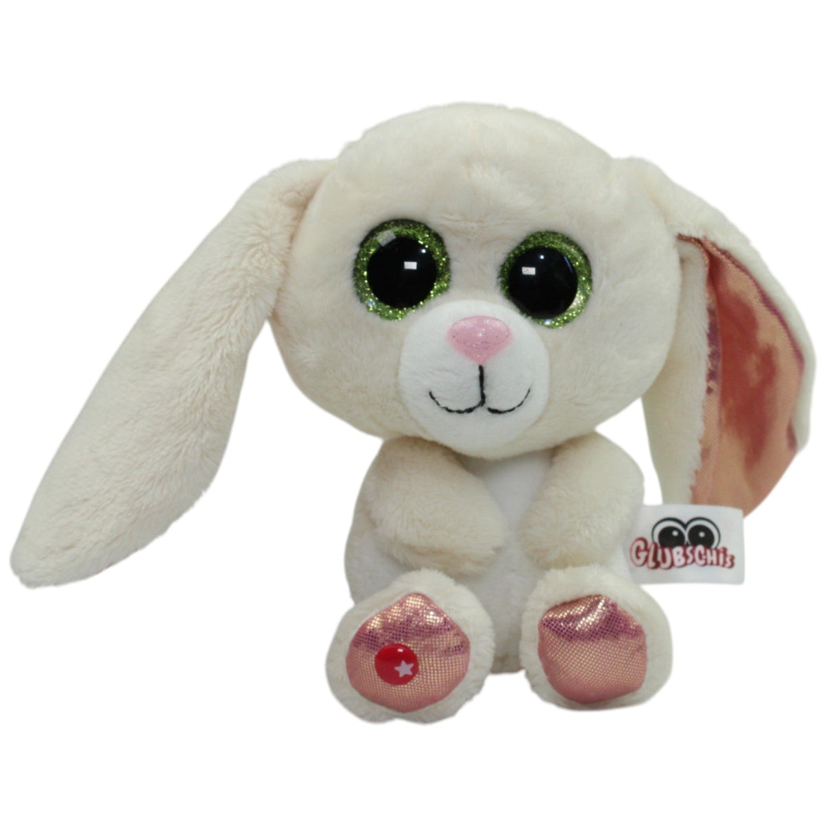 123000016855 NICI Glubschis, weißer Hase Chibbia Kuscheltier Kumpel Leo 18cm Gebraucht Kuscheltier