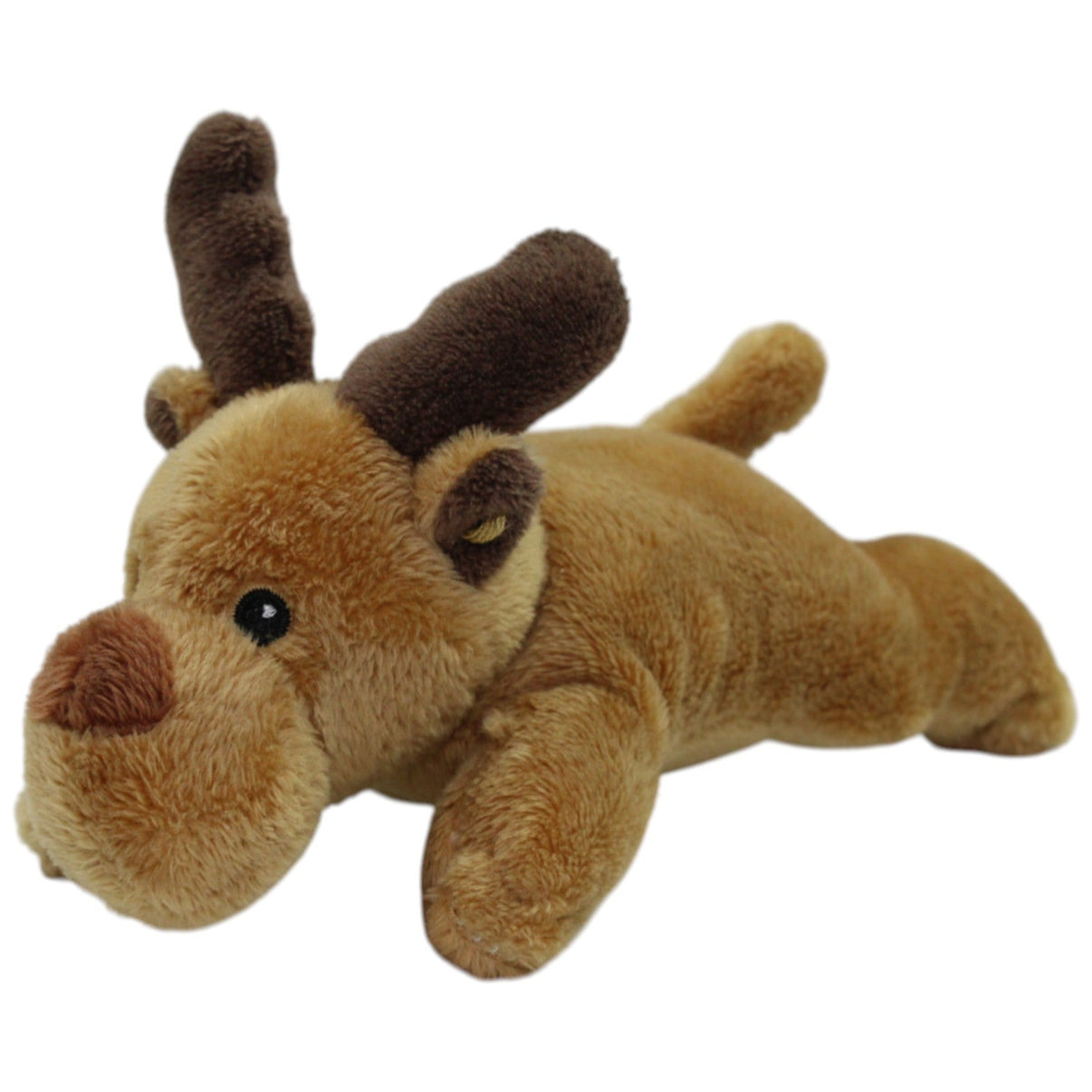 123000016866 SEMO SINC NOVATION, liegender Elch Kuscheltier Kumpel Leo 17cm Braun Gebraucht