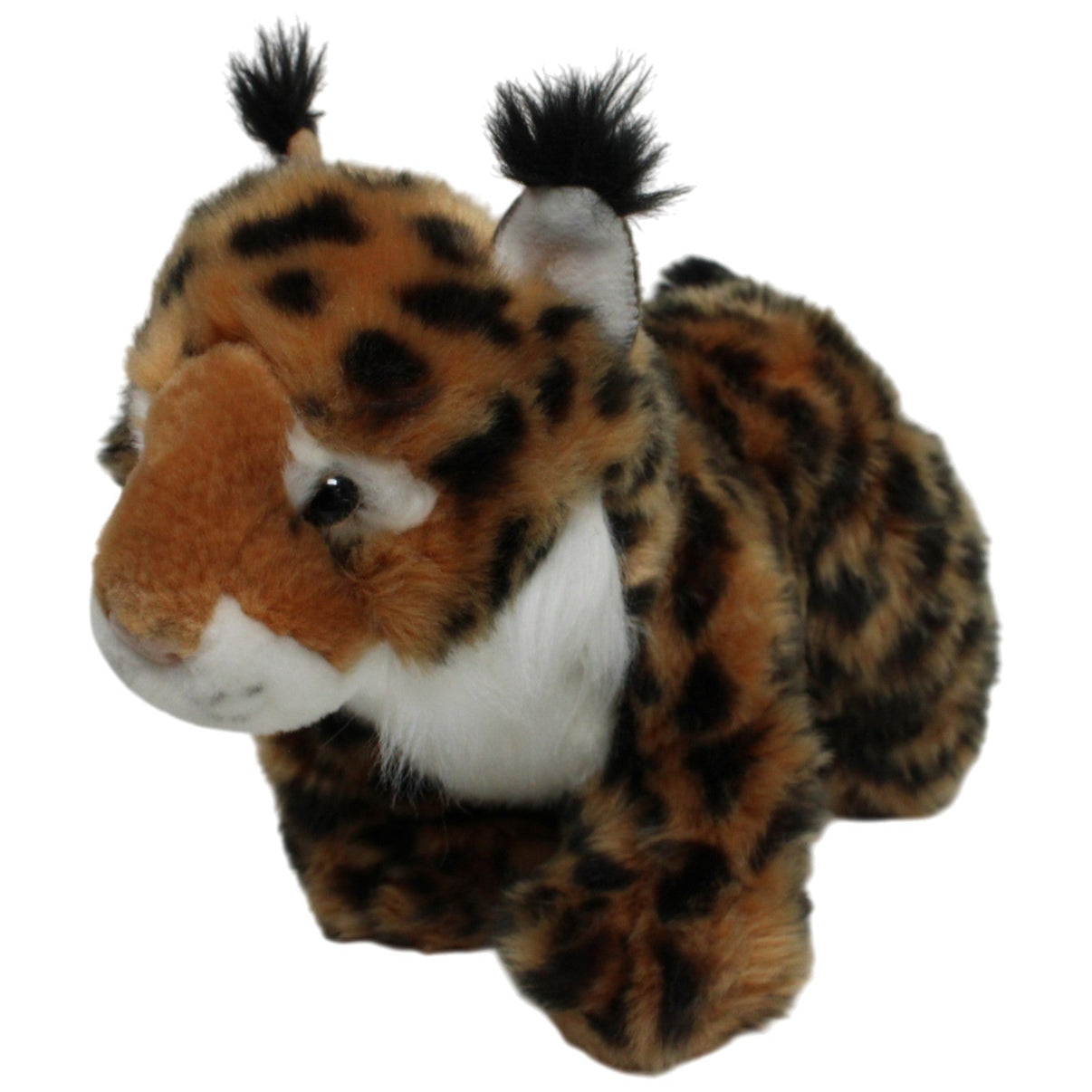 123000016869 Nature Planet Plan International, hübscher Luchs Kuscheltier Kumpel Leo 30cm Braun Gebraucht