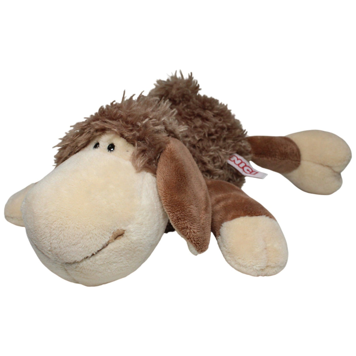 123000016888 NICI Jolly Mäh braunes Schaf Jomo, liegend Kuscheltier Kumpel Leo 35cm Beige Braun
