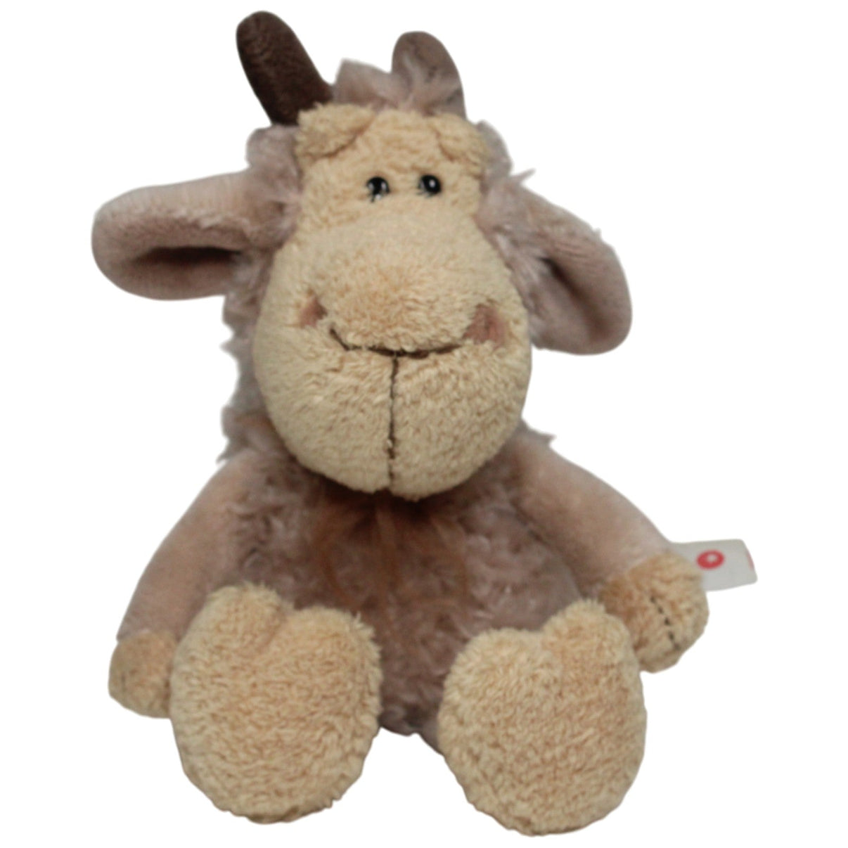 123000016889 NICI Schlenker Ziegenbock Gustav, klein Kuscheltier Kumpel Leo 17cm Beige Braun