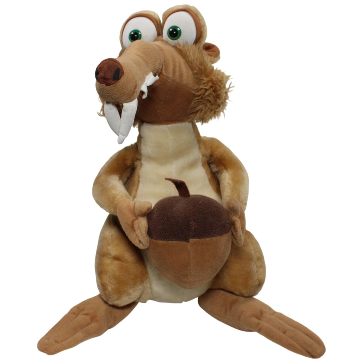 123000016904 Play by Play XL Scrat aus Ice Age 3 Kuscheltier Kumpel Leo 45cm Braun Gebraucht