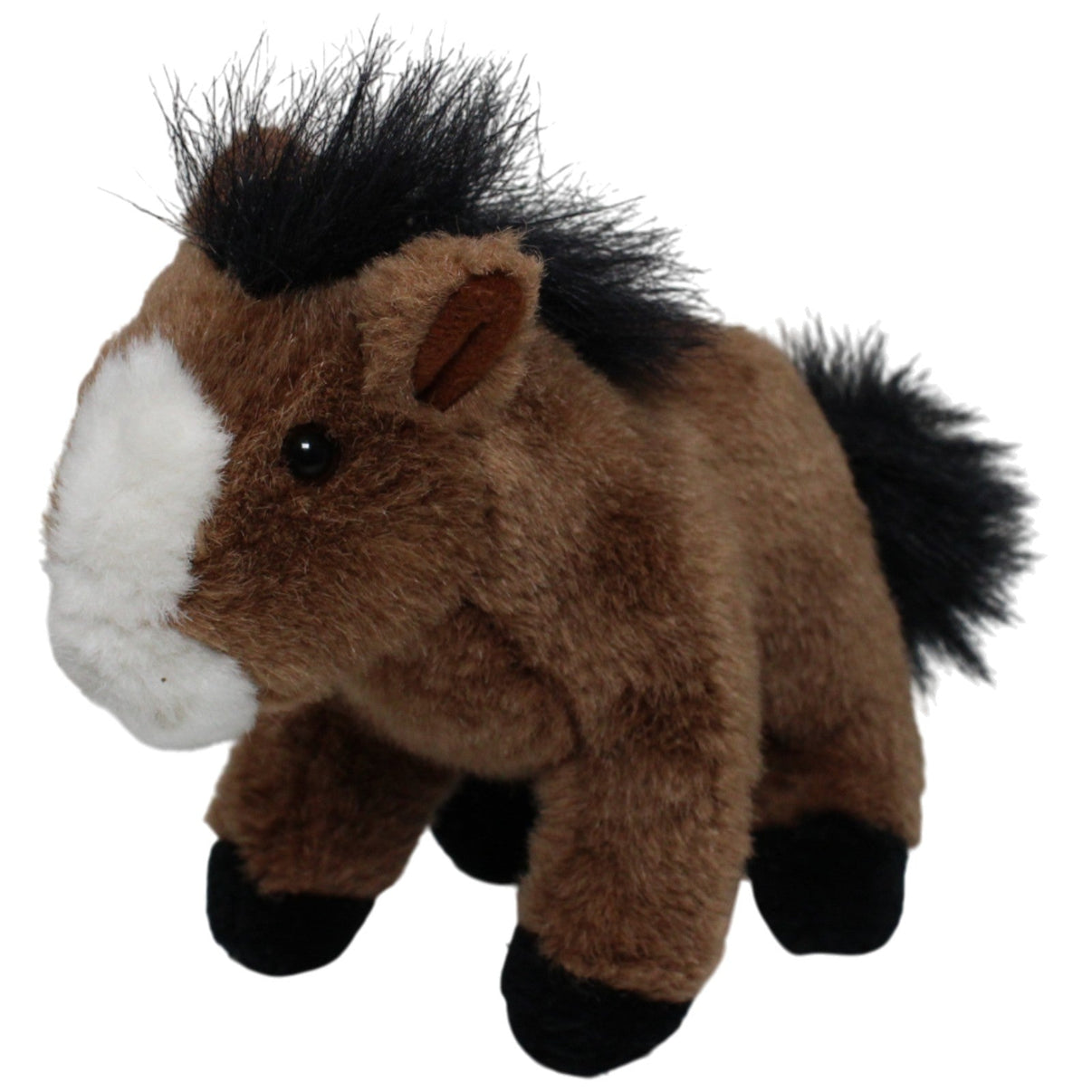 123000016905 Unbekannt Süßes braunes Pferd mit weißer Blässe Kuscheltier Kumpel Leo 21cm Braun Gebraucht