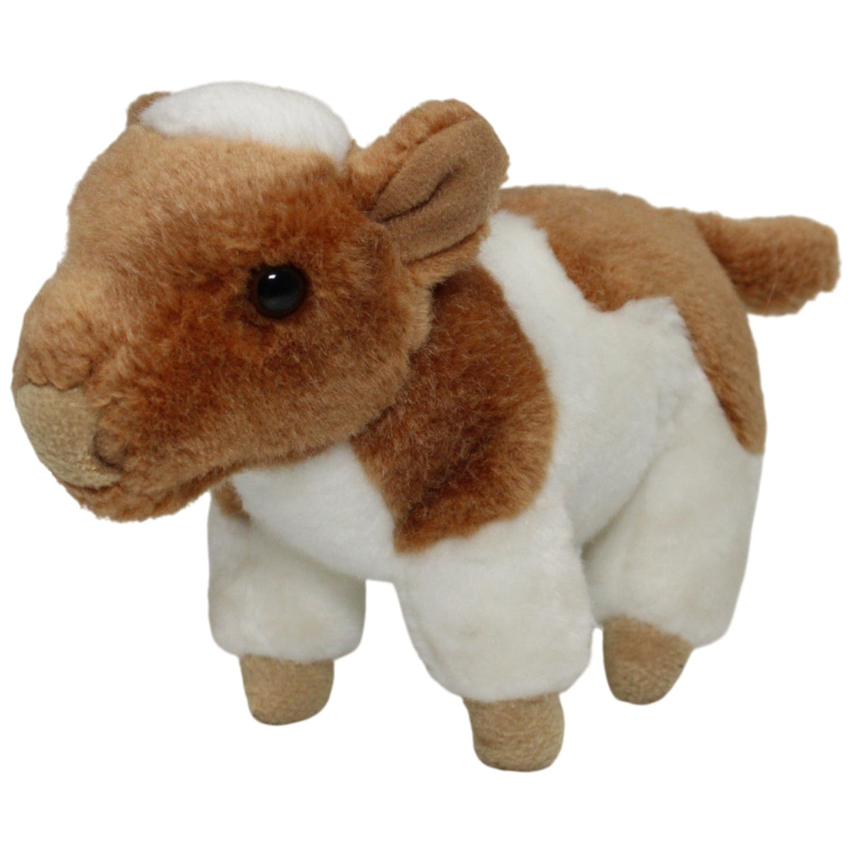 123000016906 Teddy - Hermann Schöne Kuh, klein Kuscheltier Kumpel Leo 15cm Braun Gebraucht