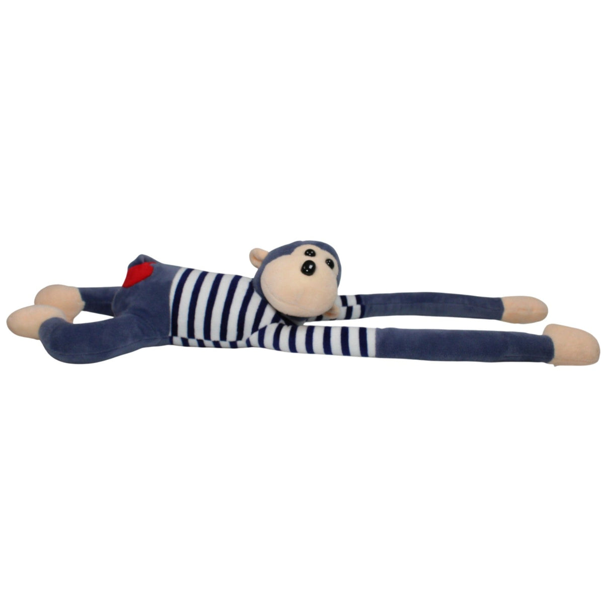 123000016907 Unbekannt Blauere Hängeaffe mit Herz auf dem Po Kuscheltier Kumpel Leo 50cm Affe Blau