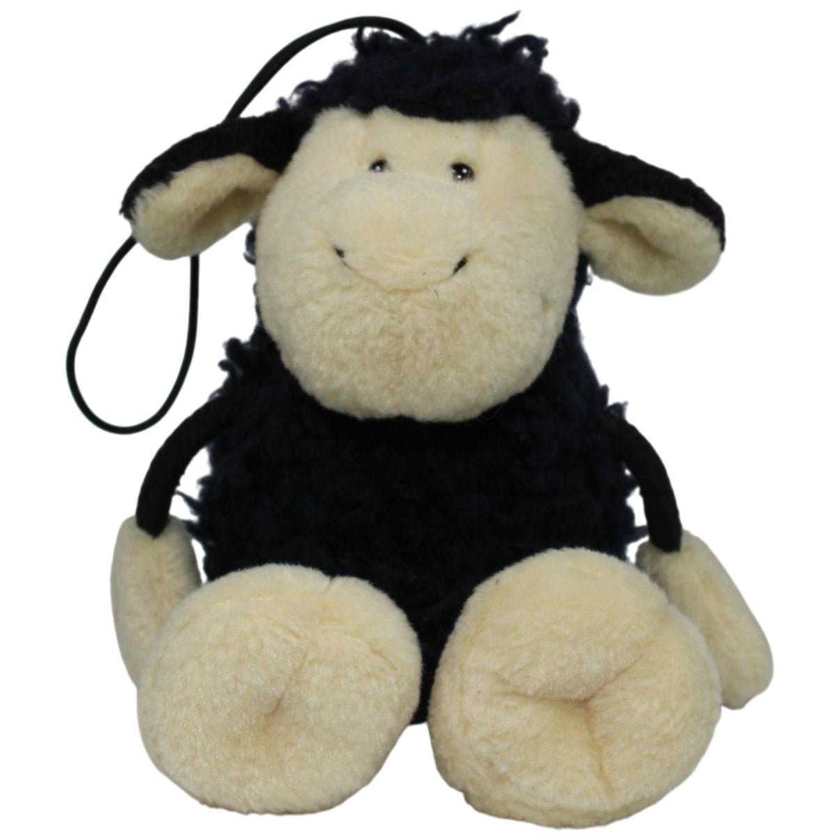 123000016918 NICI Schwarzes Schaf Kuscheltier Kumpel Leo 16cm Beige Gebraucht