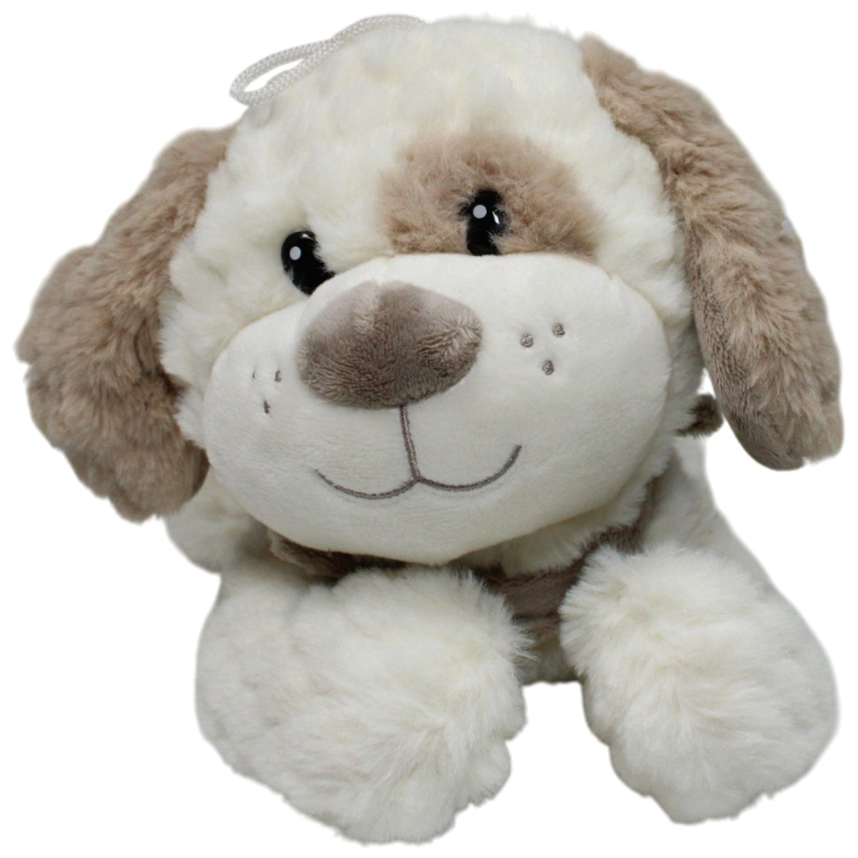 123000016944 Landahl & Baumann Süßer weicher Hund mit Halstuch Kuscheltier Kumpel Leo 34cm Beige Braun