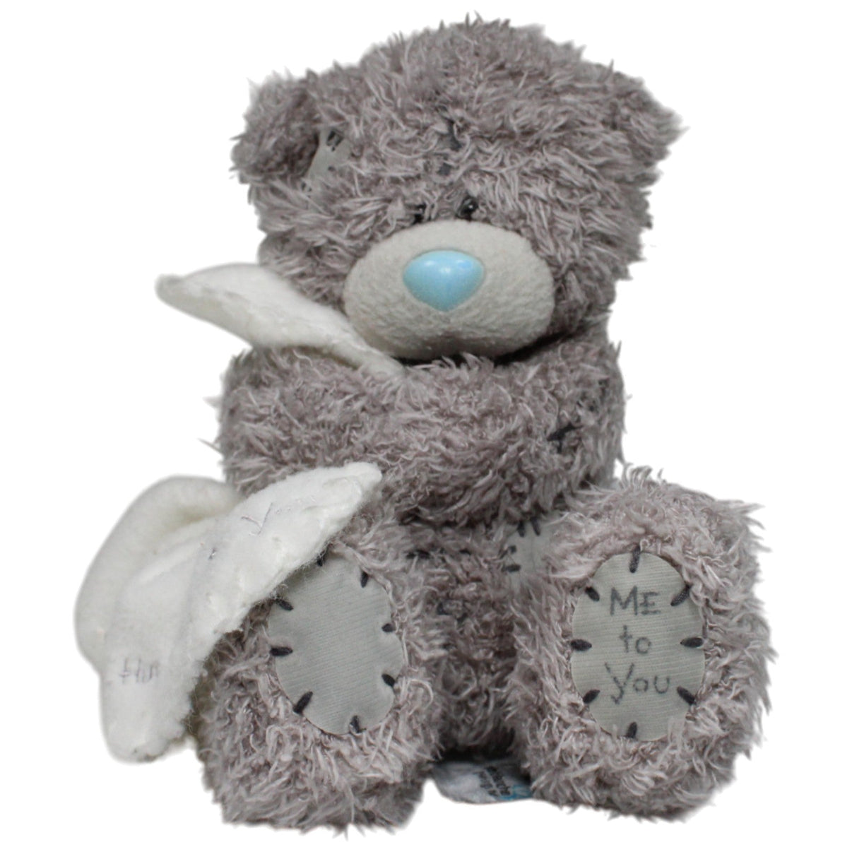 123000016966 Carte Blanche Teddy mit Decke "A Hug from ME to You", klein Kuscheltier Kumpel Leo 15cm Gebraucht Grau