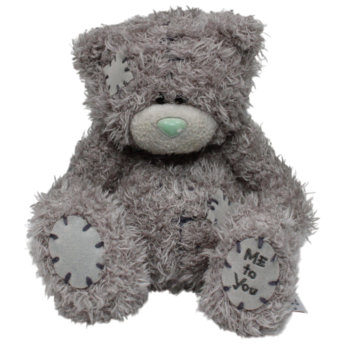 123000016978 Carte Blanche ME to You, kleiner Teddy mit grüner Nase Kuscheltier Kumpel Leo 15cm Gebraucht Grau