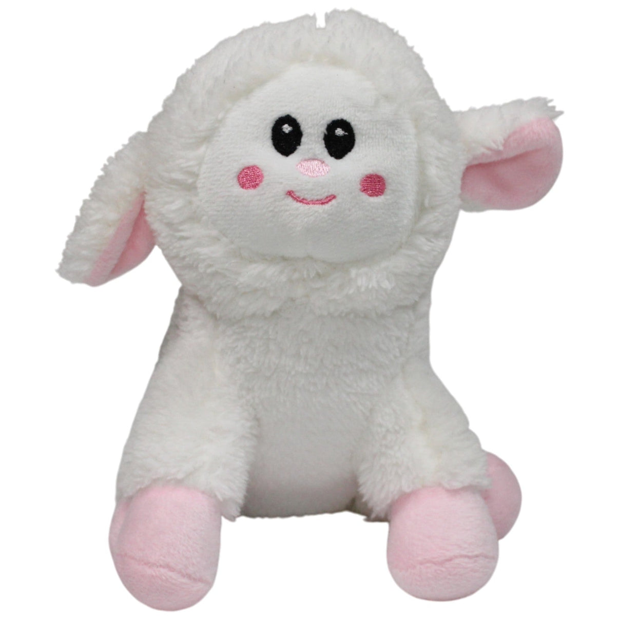 123000016987 Jutrzenka Dobre Miasto Süßes weißes Lamm Kuscheltier Kumpel Leo 17cm Gebraucht Kuscheltier