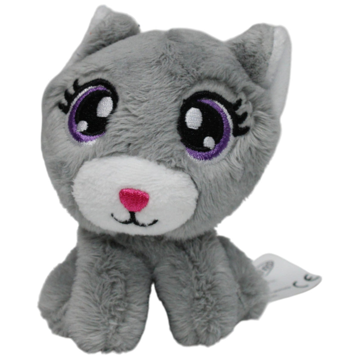 123000016999 JOINCO POLSKA FunVille CuteKins, graue mini Katze Kuscheltier Kumpel Leo 10cm Gebraucht Grau