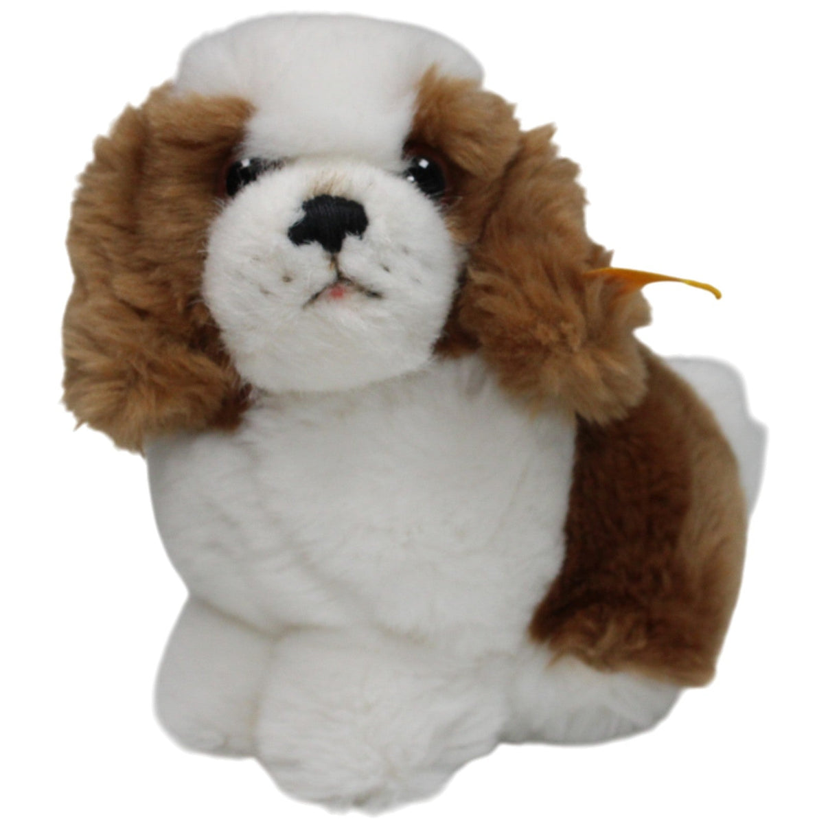 123000017010 Steiff Bernhardiner Welpe Snuffi (077340), klein Kuscheltier Kumpel Leo 13cm Braun Gebraucht