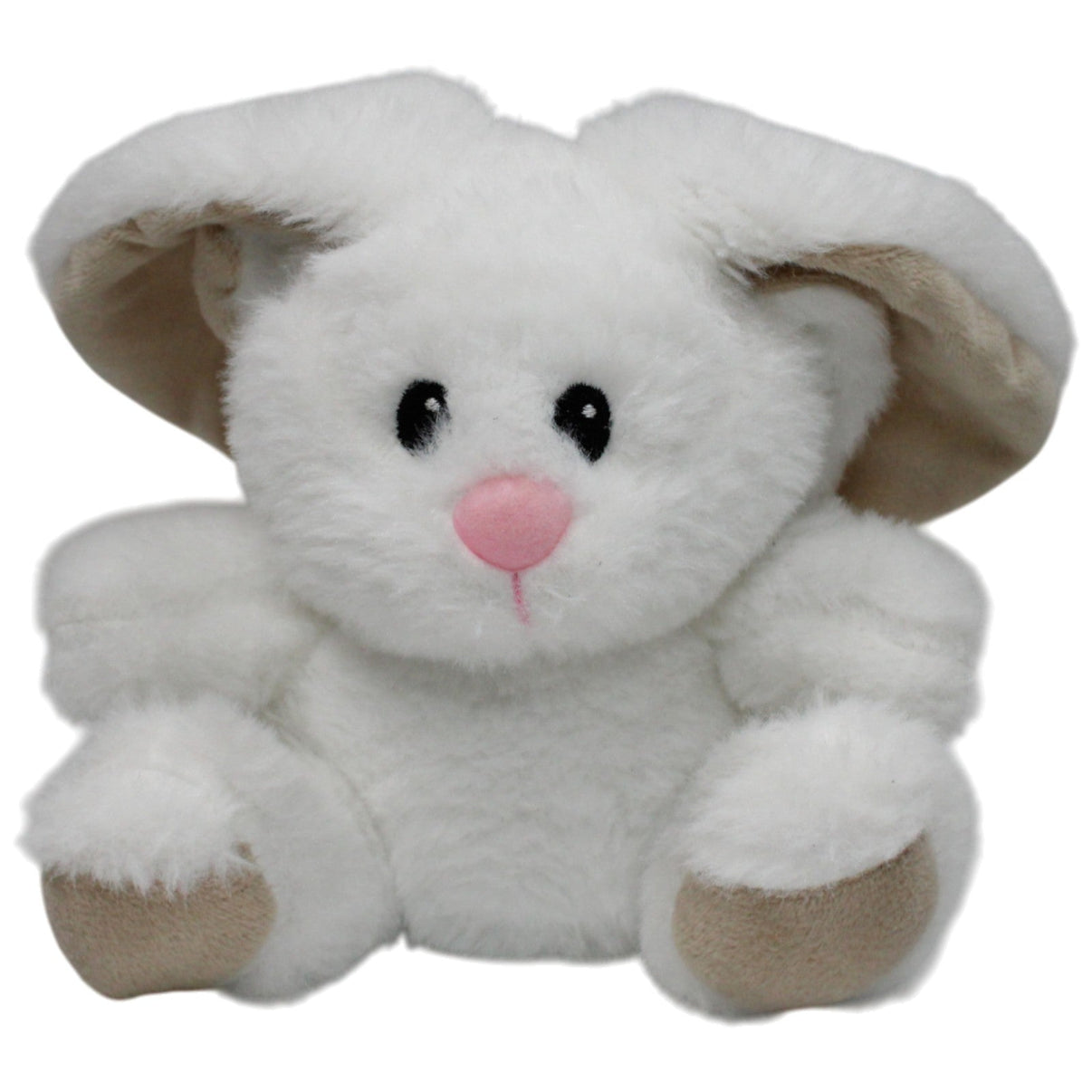 123000017032 Jutrzenka Dobre Miasto Süßer weißer Hase mit langen Ohren Kuscheltier Kumpel Leo 17cm Beige Gebraucht