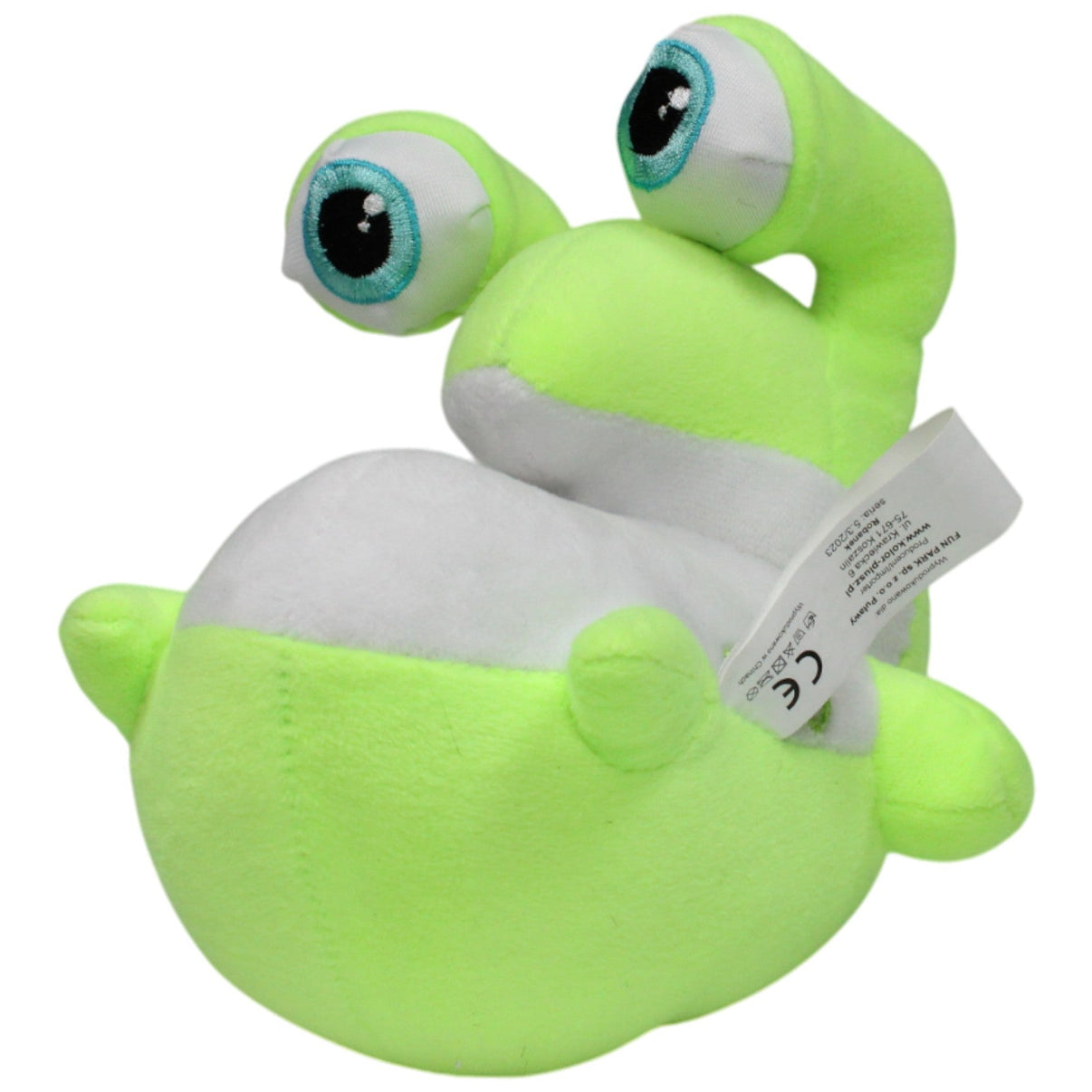 123000017037 Fun Park Magiczne Ogrody, Wurm Robanki Plüschfigur Kumpel Leo 18cm Gebraucht Grün