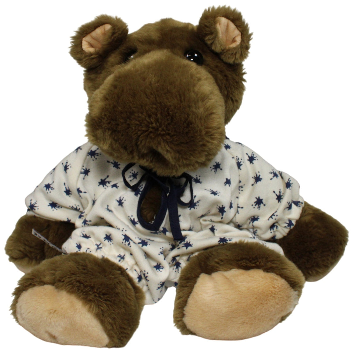 123000017050 Sigikid Schönes Nilpferd mit Schlafanzug Kuscheltier Kumpel Leo 40cm Beige Braun