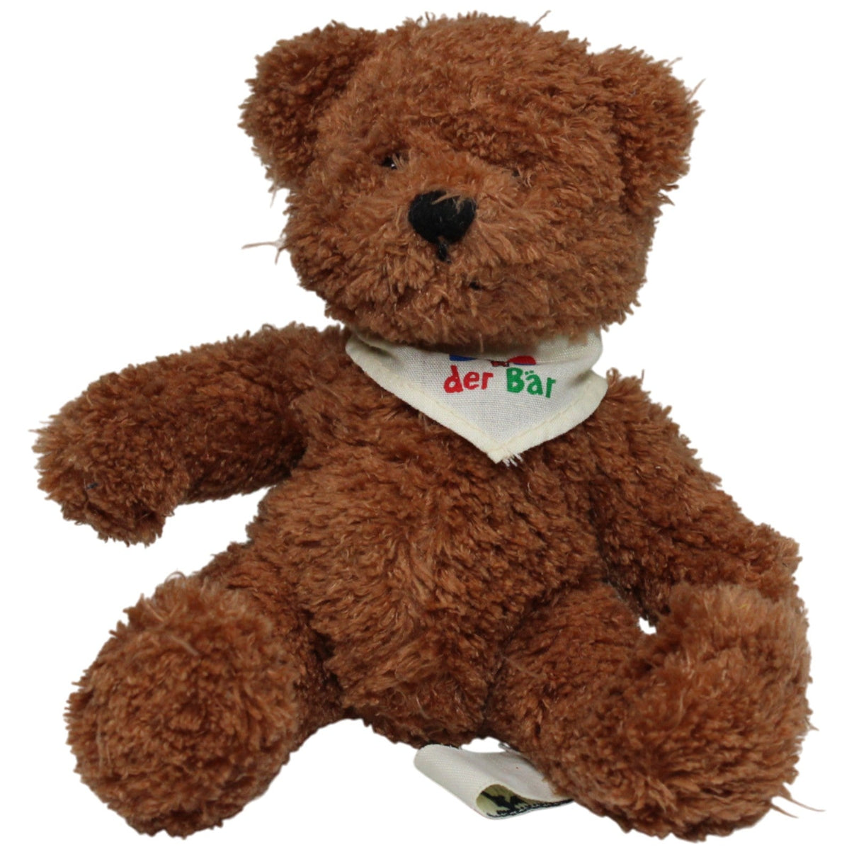 123000017060 Bob der Bär Kleiner Bob der Bär mit Halstuch Kuscheltier Kumpel Leo 13cm Braun Gebraucht