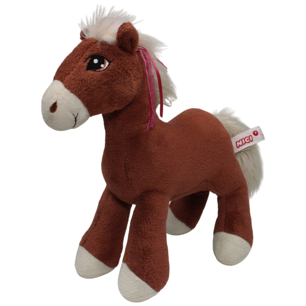 123000017081 NICI Soulmates, braunes Pferd Velvet Kuscheltier Kumpel Leo 30cm Beige Braun