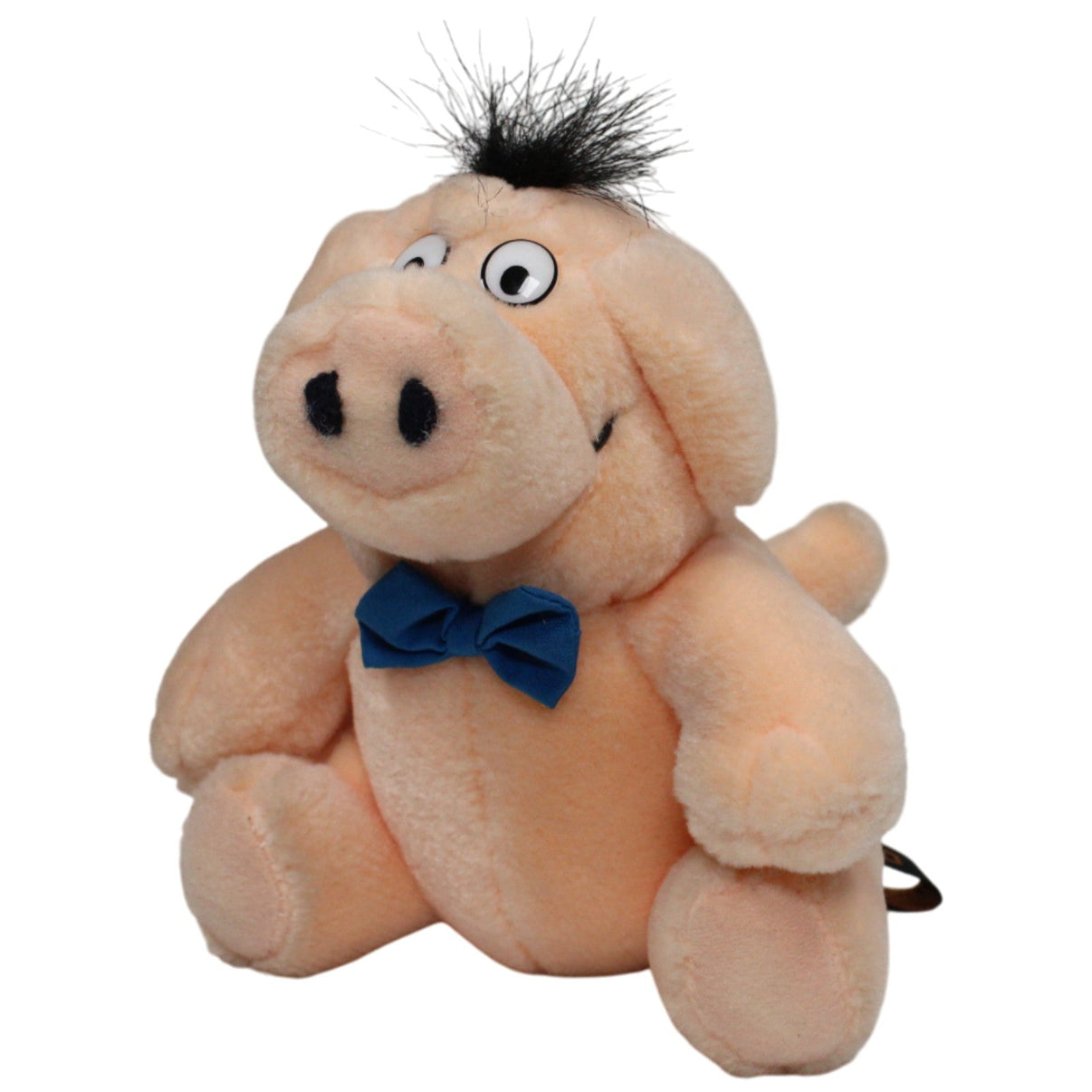 123000017083 DIMO Uli Stein, Schwein sitzend Kuscheltier Kumpel Leo 15cm 1985 _Vintage_