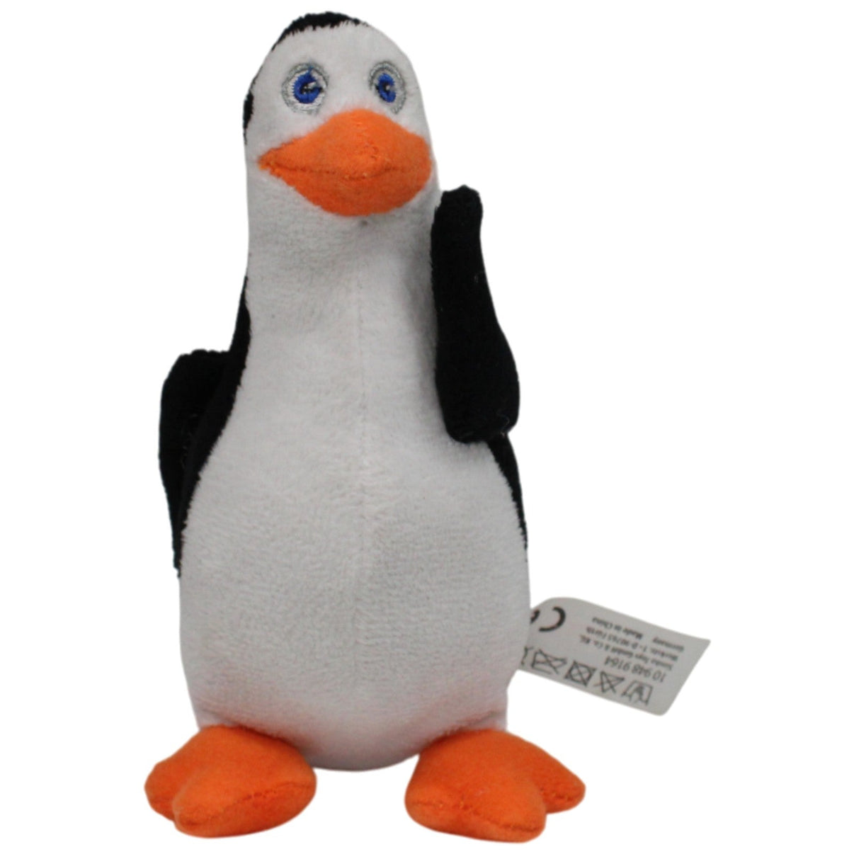 123000017090 Simba Pinguin Kowalski aus Madagascar Schlüsselanhänger Kumpel Leo 15cm Gebraucht Orange