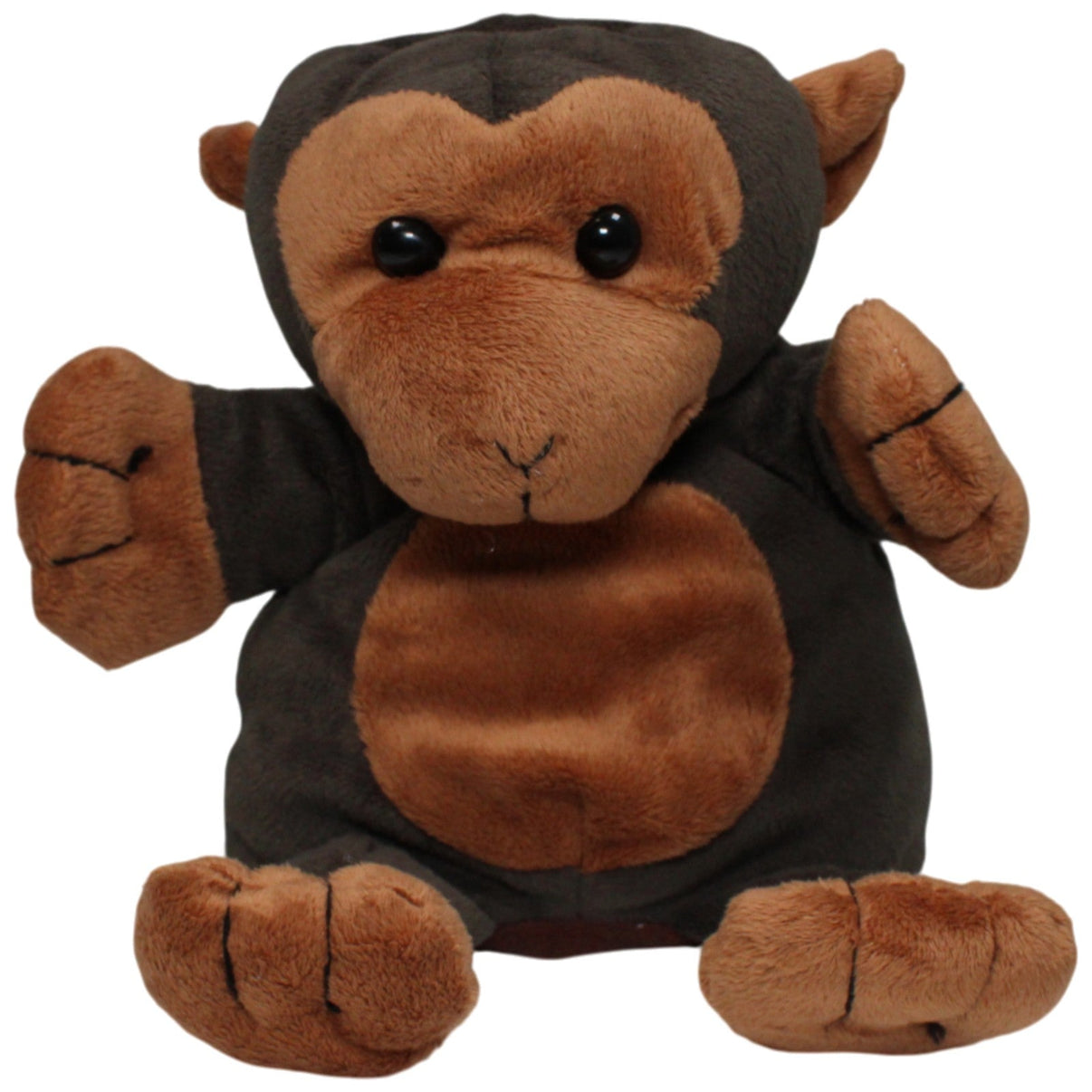 123000017092 Unbekannt Dunkelbrauner Affe Handpuppe Kumpel Leo 29cm Braun Gebraucht