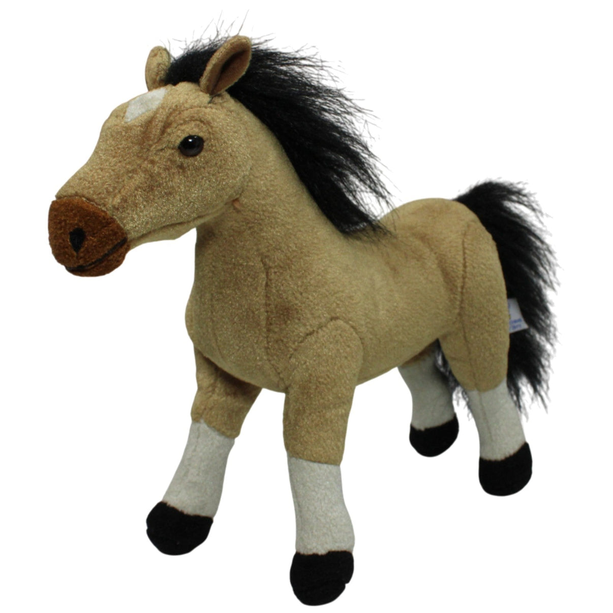 123000017095 Heunec Schönes hellbraunes Pferd, stehend Kuscheltier Kumpel Leo 30cm Beige Braun