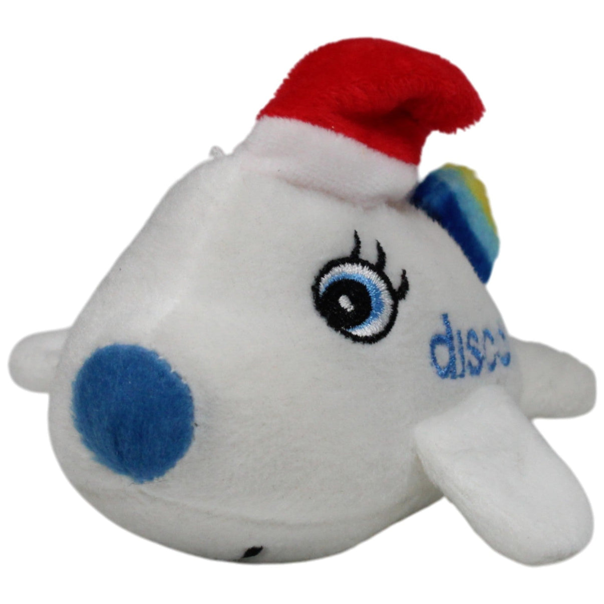 123000017096 Breitschopf Medien Verlag Discover Flugzeug mit Weihnachts - Mütze, klein Plüschfigur Kumpel Leo 13cm Blau Gebraucht